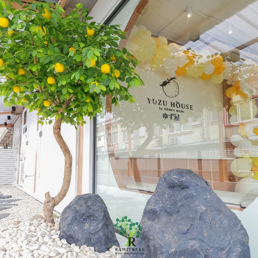 ปรับภูมิทัศน์ด้วยต้นไม้ประดิษฐ์หลากหลาย เน้นงานสไตล์ญี่ปุ่น @Yuzu House (Honey Moni) (9)