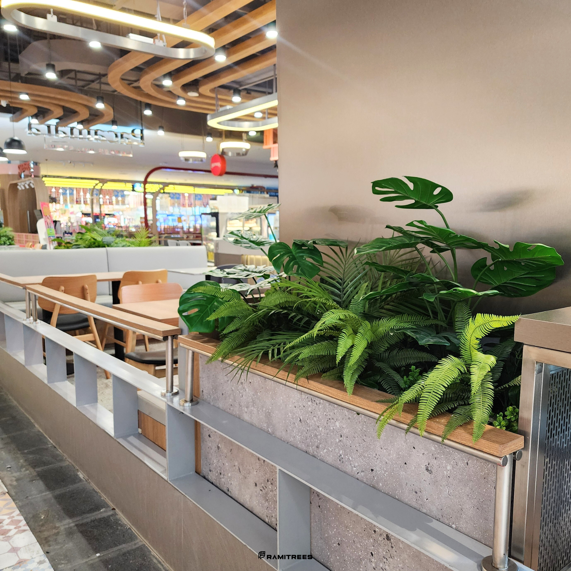 จัดสวนปรับภูมิทัศน์ จัดสวนต้นไม้ปลอม จัดสวนต้นไม้ประดิษฐ์ Artificial Garden Landscape (9)
