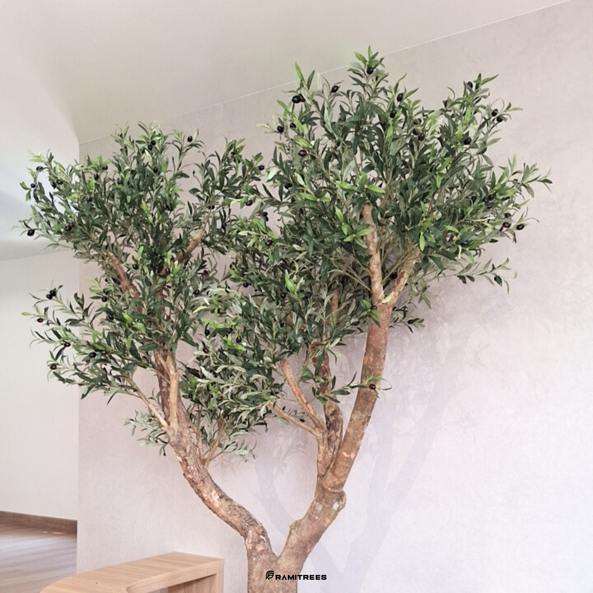 ต้นมะกอกโอลีฟปลอมต้นมะกอกโอลีฟประดิษฐ์ ต้นมะกอกโอลีฟเทียม Olive Tree (2)