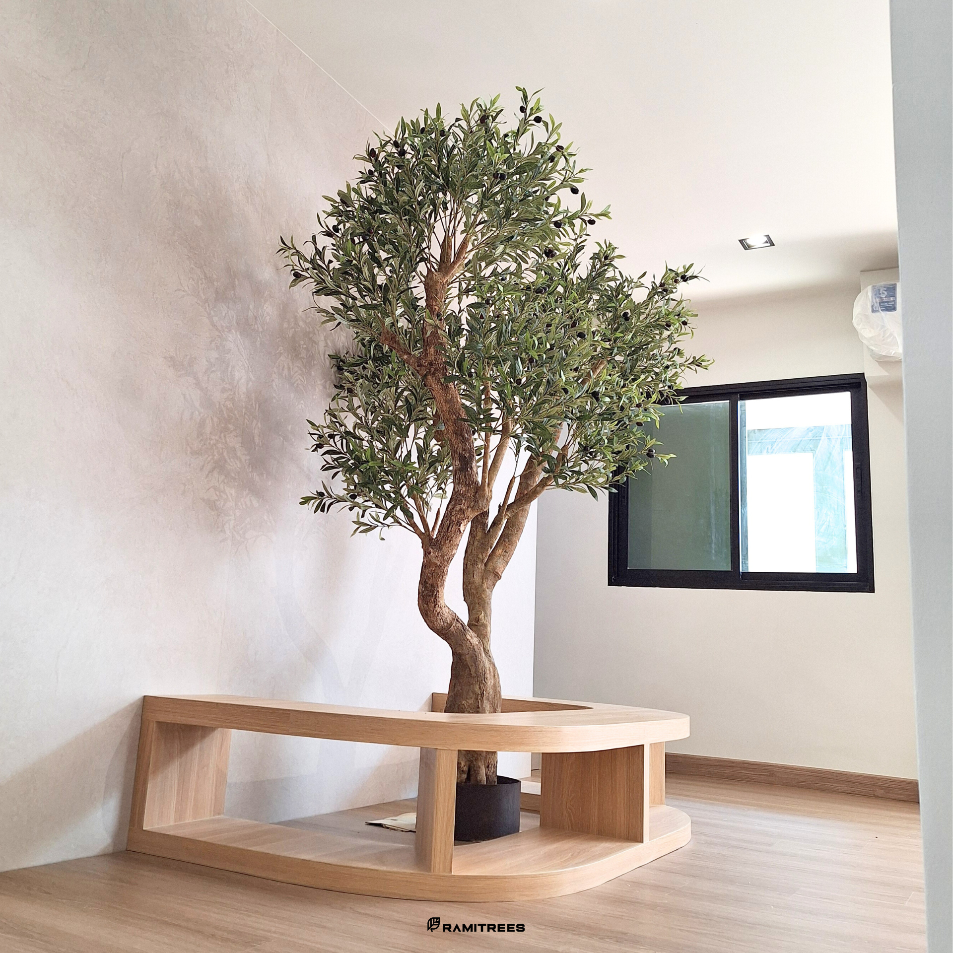 ต้นมะกอกโอลีฟปลอมต้นมะกอกโอลีฟประดิษฐ์ ต้นมะกอกโอลีฟเทียม Olive Tree (4)