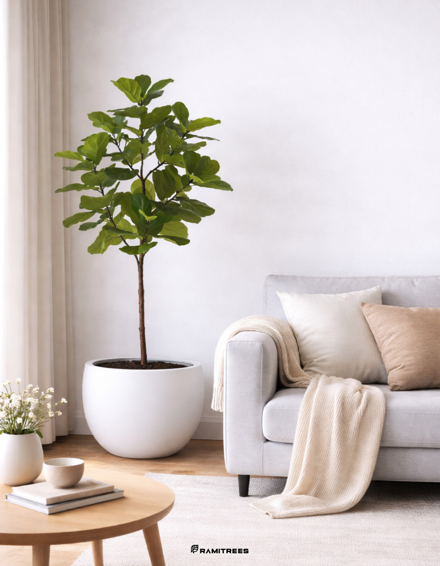 ต้นไทรใบสักปลอม-รุ่น-Pu-Fiddle-Leaf-Fig-Tree-(RFI36)1