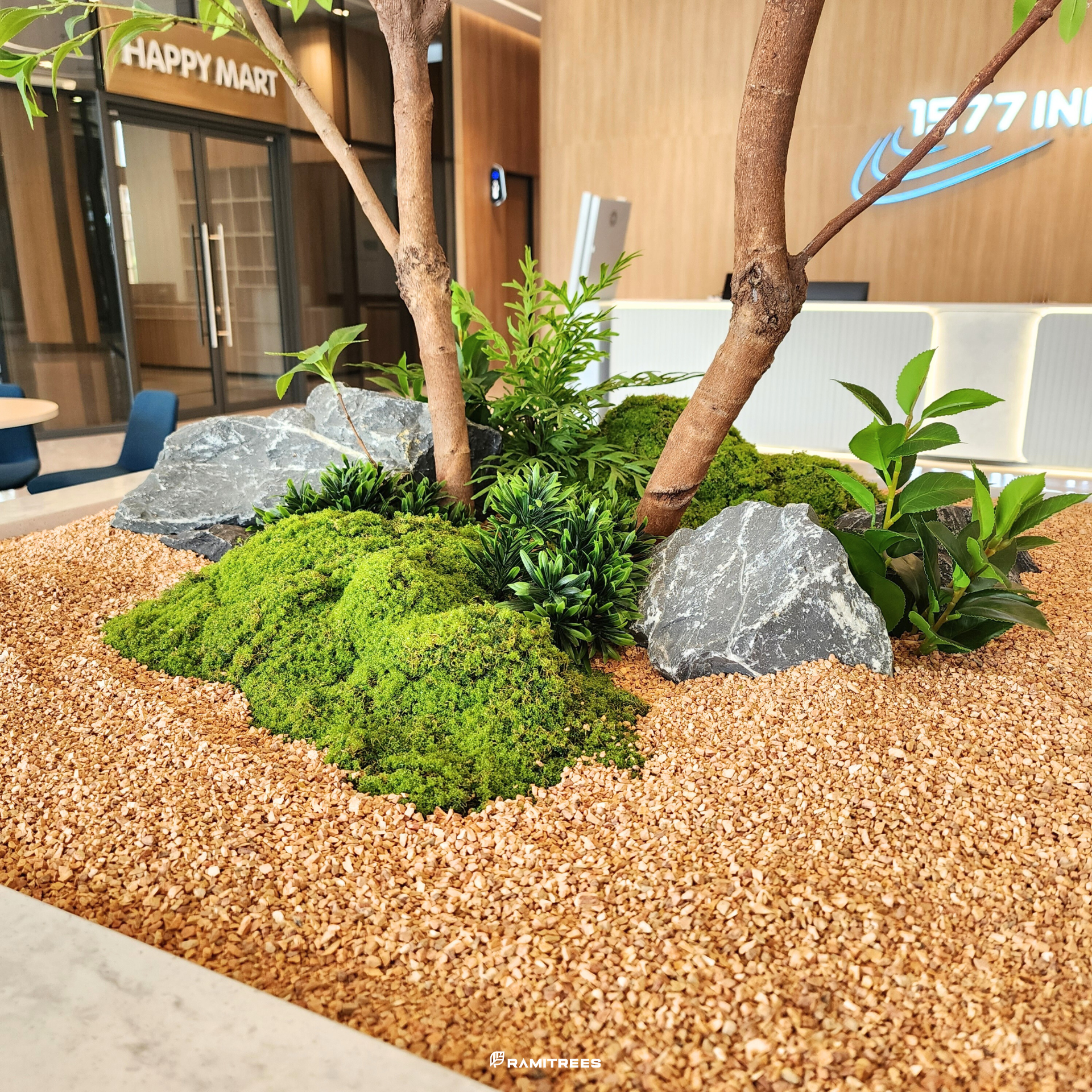 มอสส์ มอสส์เสมือนจริง จัดสวนมอสส์ จัดสวนมอสส์ปลอม tree moss garden Minimal Style (7)