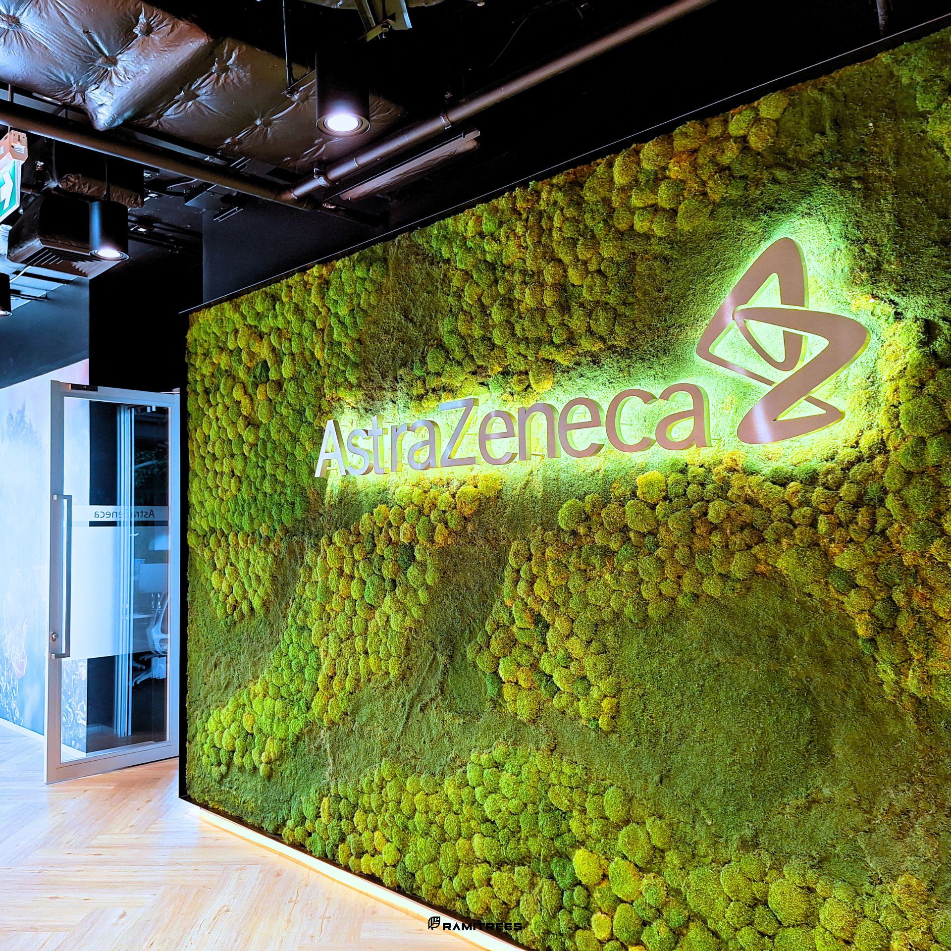Moss Wall มอสส์ สวนแนวตั้งผนังมอสส์ ผนังมอส มอสส์เสมือนจริง จัดสวนมอส (2)