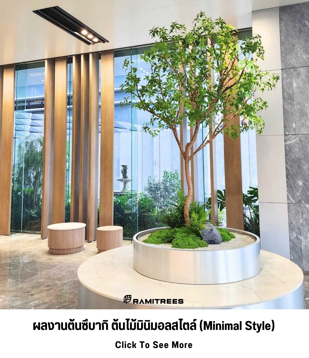 3ผลงานต้นซึบากิ ต้นไม้มินิมอลสไตล์ (Minimal Style)