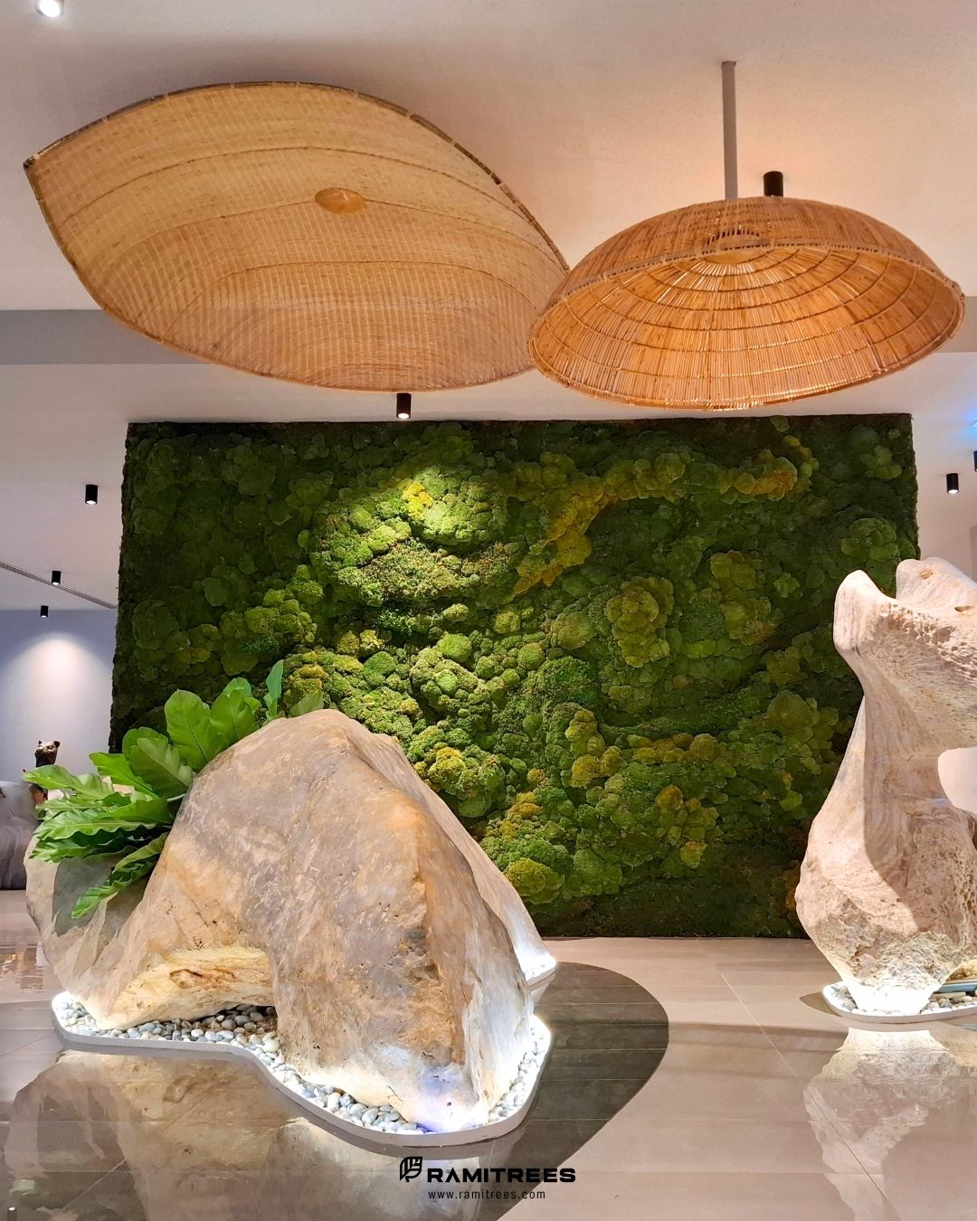 Travelodge Nimman Chiang Mai Preserved Moss Wall รีวิวจัดสวนแนวตั้งผนังมอสส์จริง ตกแต่งโรงแรม (3)