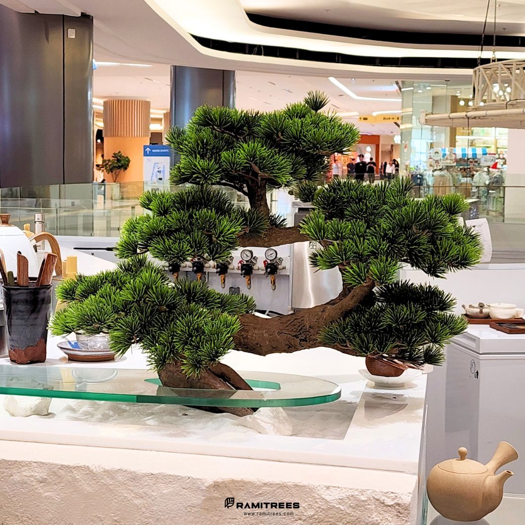 Artificial Bonsai Tree and Moss Garden 03