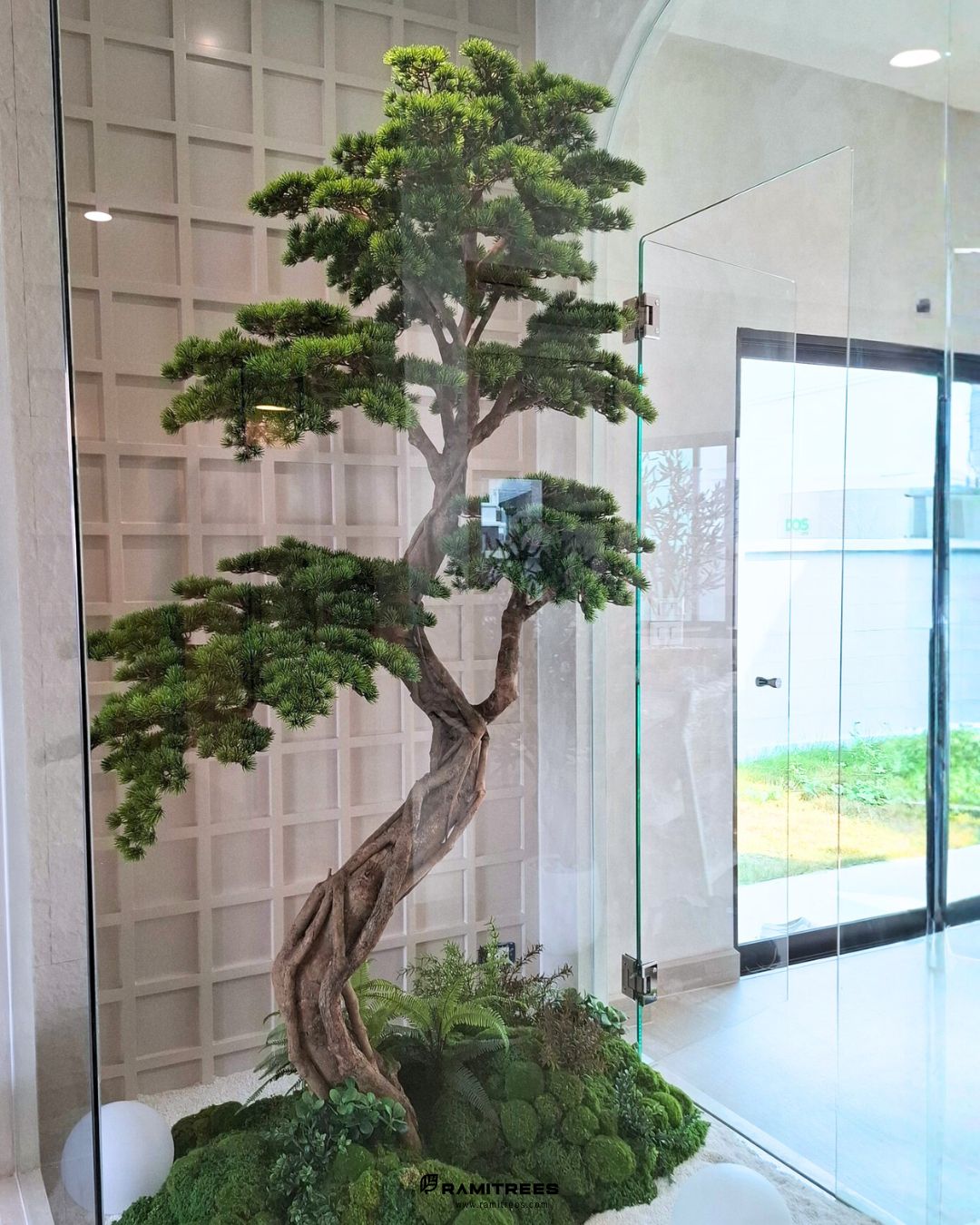 Artificial Bonsai Garden สวนบอนไซในตู้กระจก (2)
