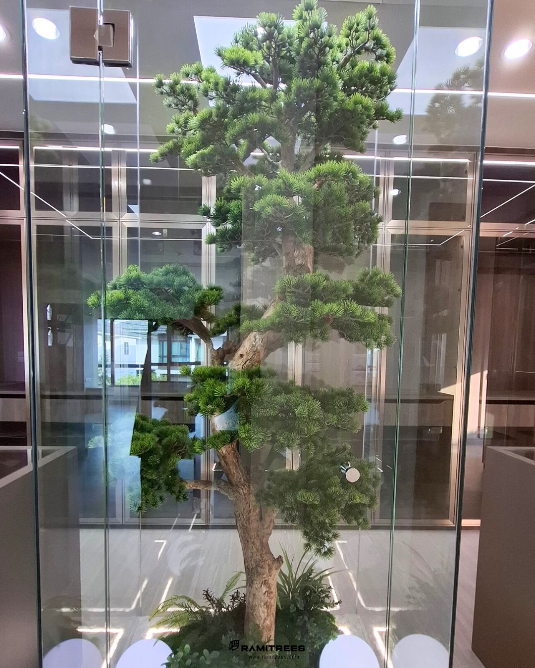 Artificial Bonsai Garden สวนบอนไซในตู้กระจก (6)
