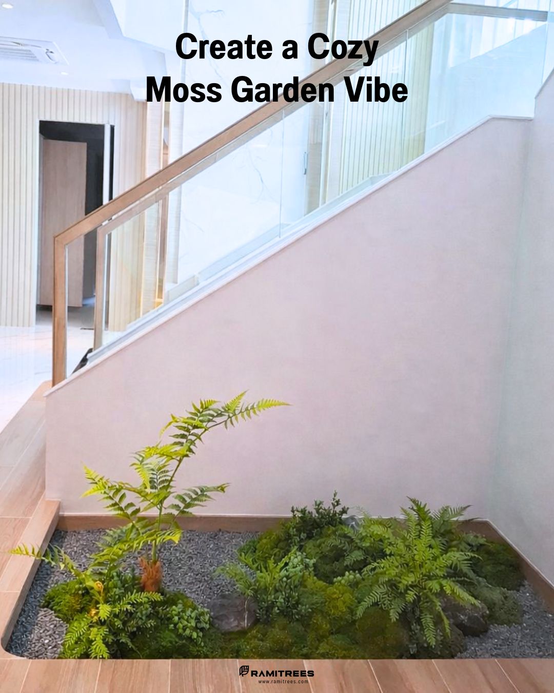 รีวิวผลงานติดตั้งสวนเนินมอสส์ ตกแต่งด้วยก้อนหินธรรมชาติ Moss Garden