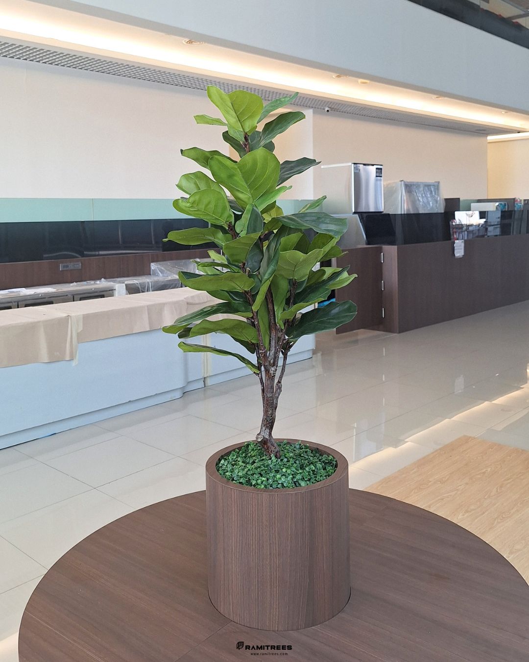 Artificial Plant ต้นไทรใบสัก ต้นไม้ประดิษฐ์ (2)