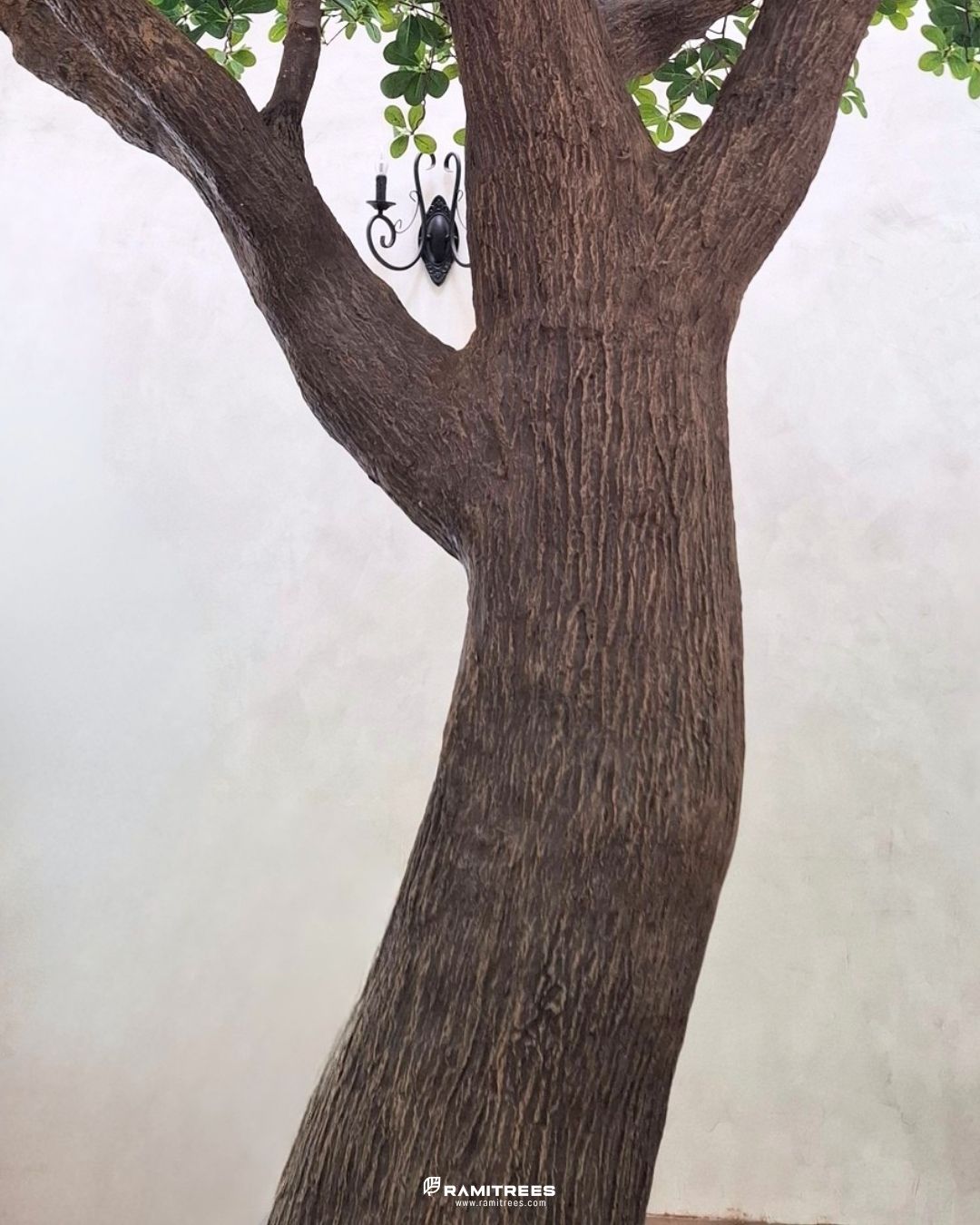 ต้นหูกระจงลำต้นไฟเบอร์กลาสประดิษฐ์ ตกแต่งร้าน Under The Tree (5)