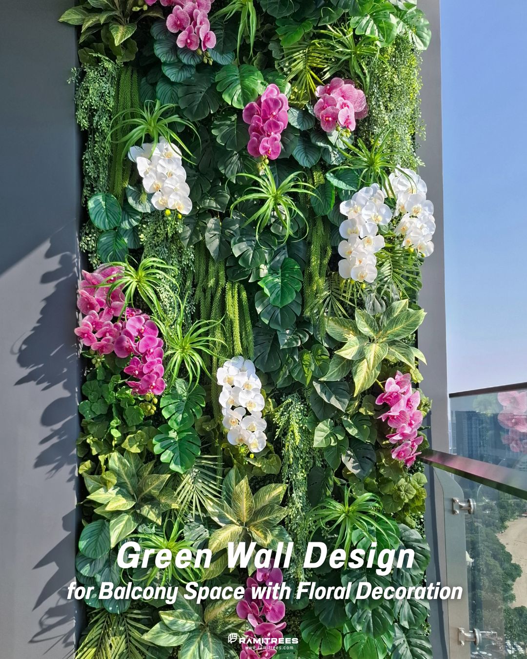 จัดสวนแนวตั้งต้นไม้ประดิษฐ์ Artificial Green Wall