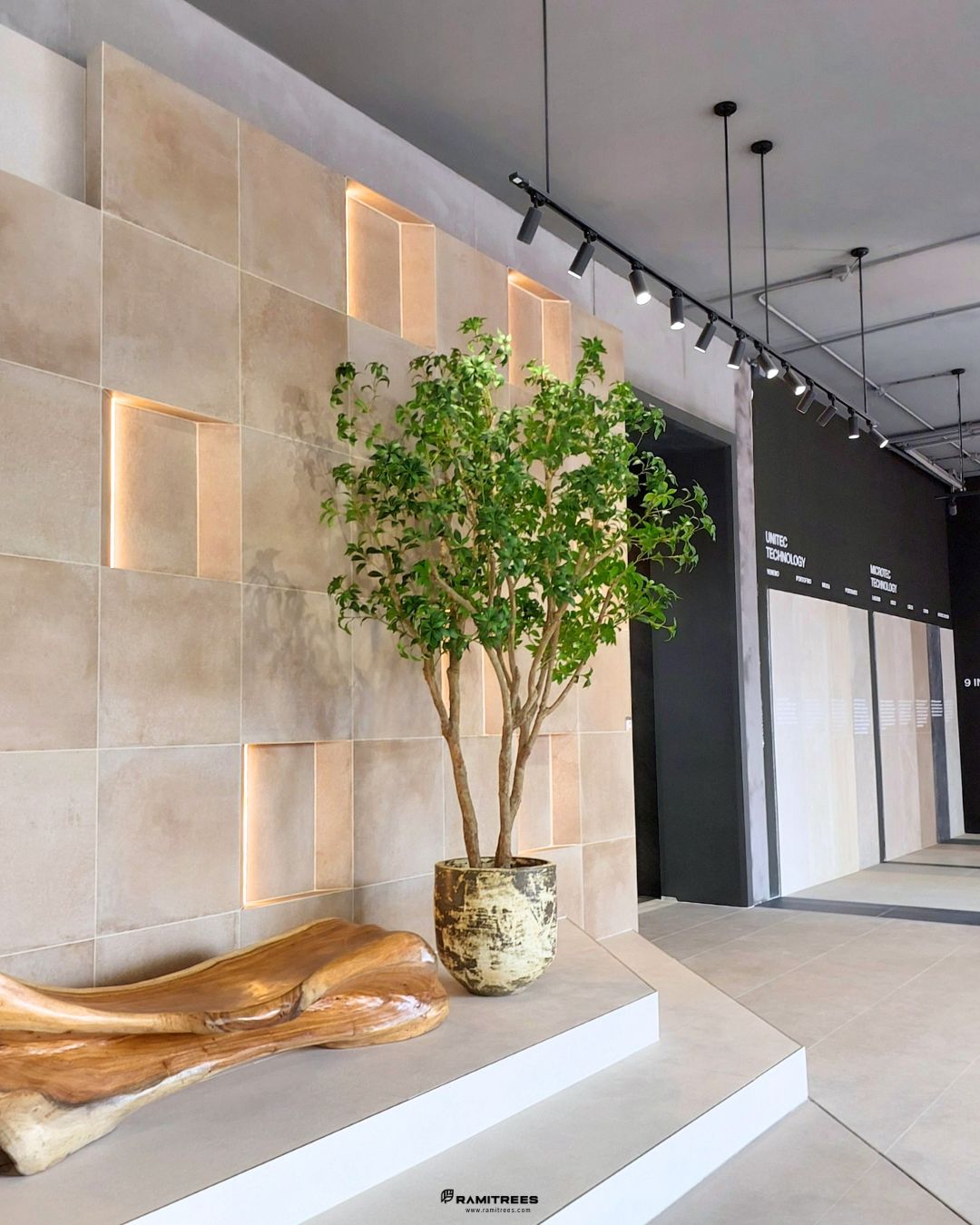ต้นไม้ประดิษฐ์ขนาดใหญ่และสวนบอนไซ Indoor Landscape (5)