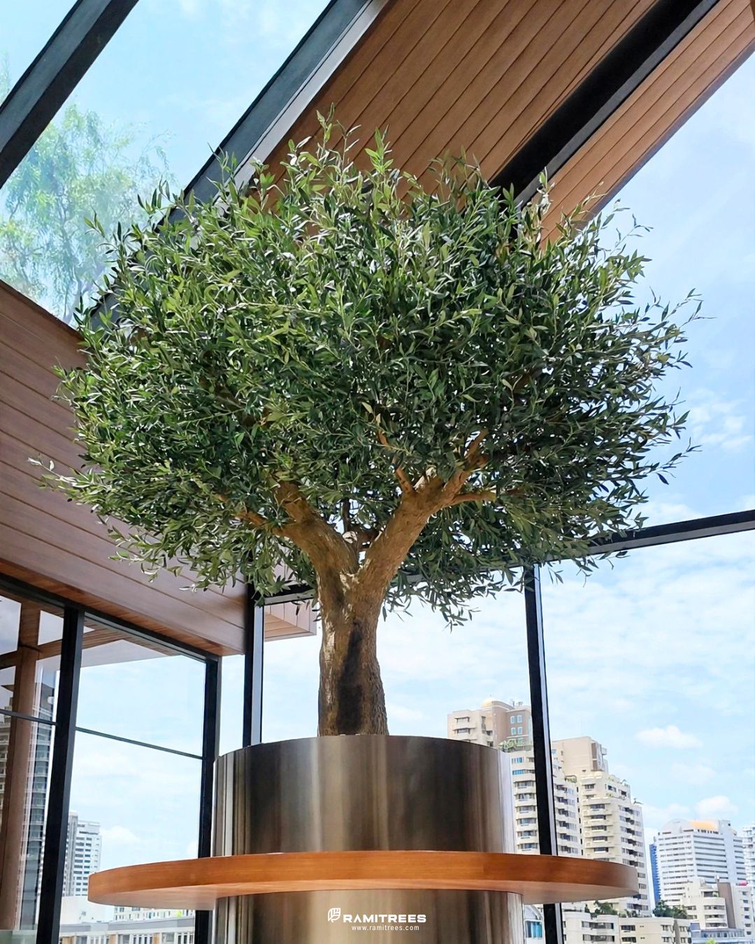 Artificial Olive Tree ต้นมะกอกโอลีฟประดิษฐ์งาน Craft แบบสั่งทำพิเศษ (2)