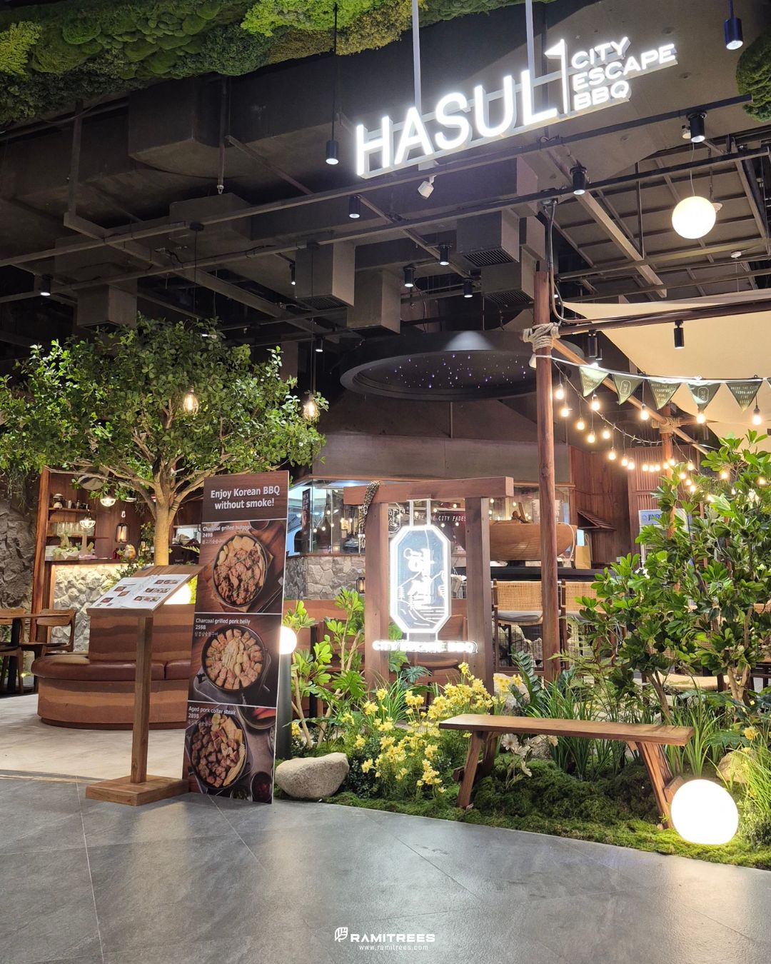 Indoor Landscape ต้นไม้ประดิษฐ์ สวนมอสส์ สวนต้นไม้เทียม (2)