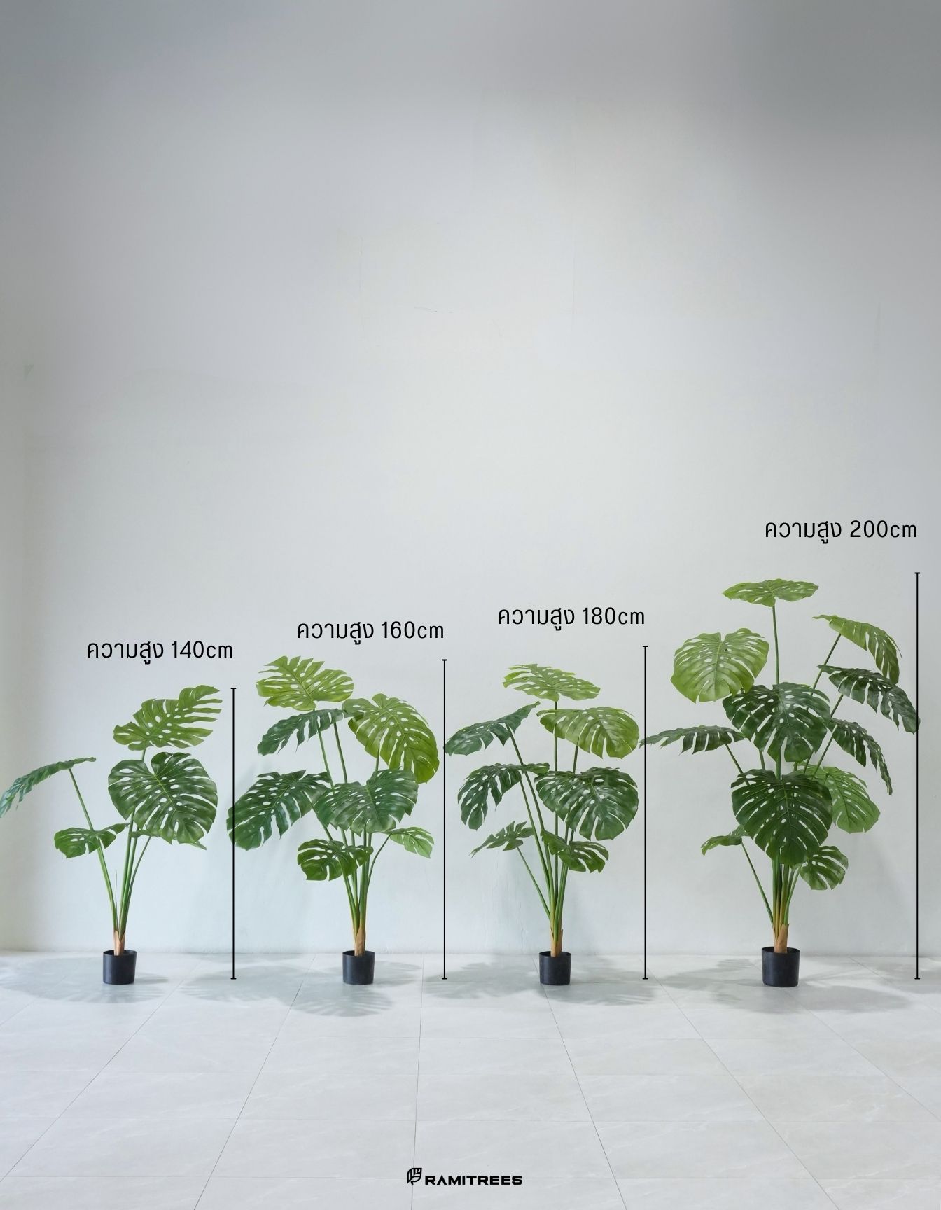 ต้นมอนสเตอร่าประดิษฐ์ ใจแอนด์ Artificial Monstera Tree (1)