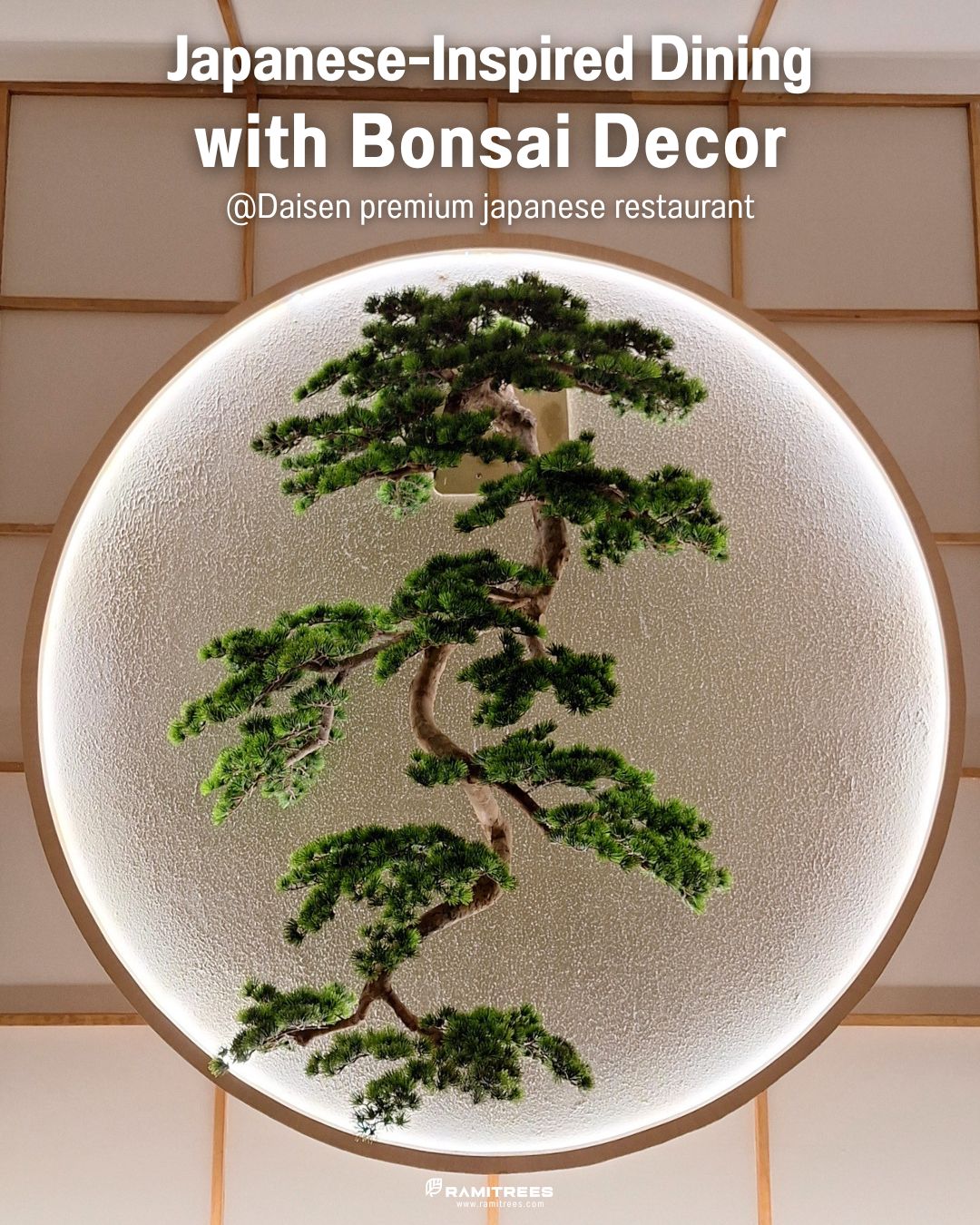 Artificial Bonsai Tree ต้นบอนไซติดผนัง
